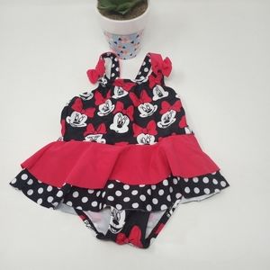 Disney Girl's Minnie Mouse Swimsuit